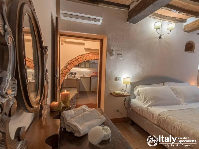 Wake up to beautiful views and natural light in the bedroom.