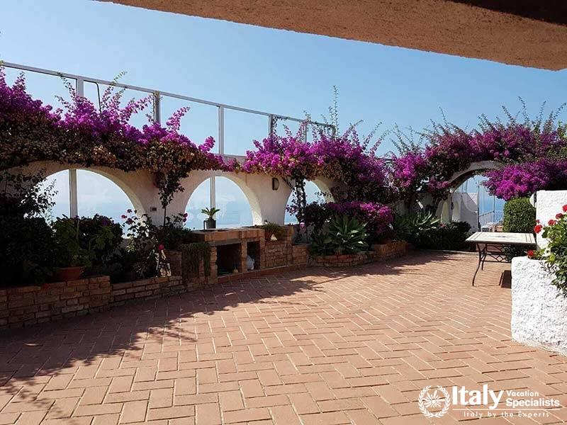 Vibrant Bougainvillea at the Villa