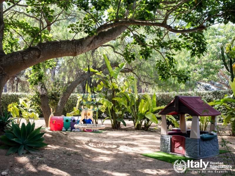 Villa Sole di Marsala has a safe and fun play area for children.