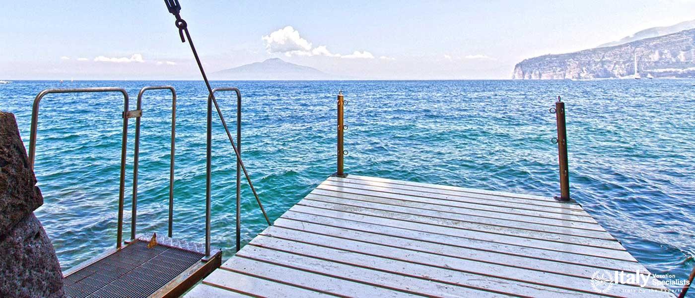 Sea-access from Villa Magia