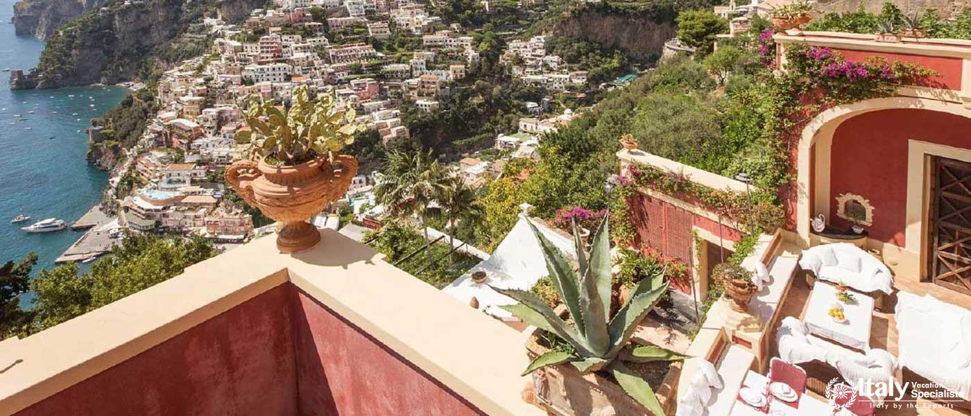 Affordable Villa in Positano for 9 guest