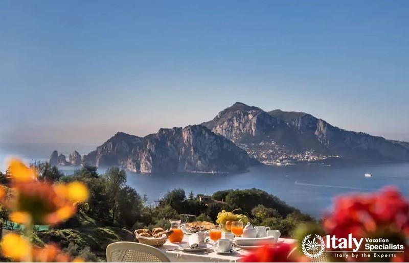 Spectacular Views Towards Capri 