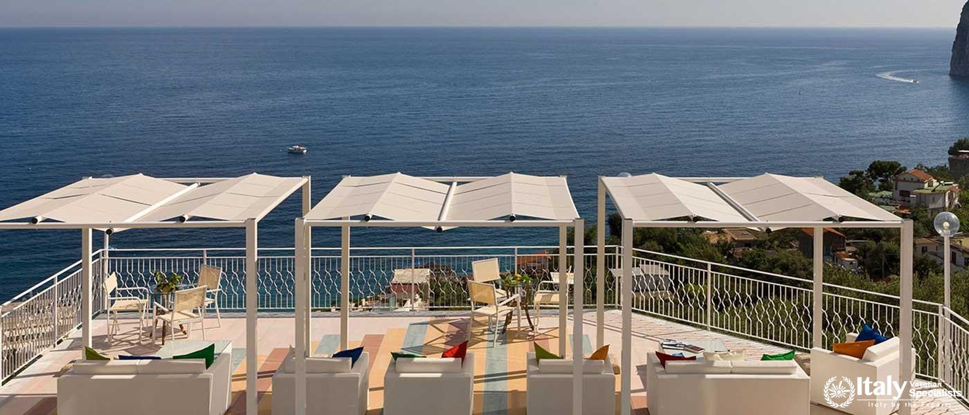 Outdoor dinning/restaurant in Villa Esattezza