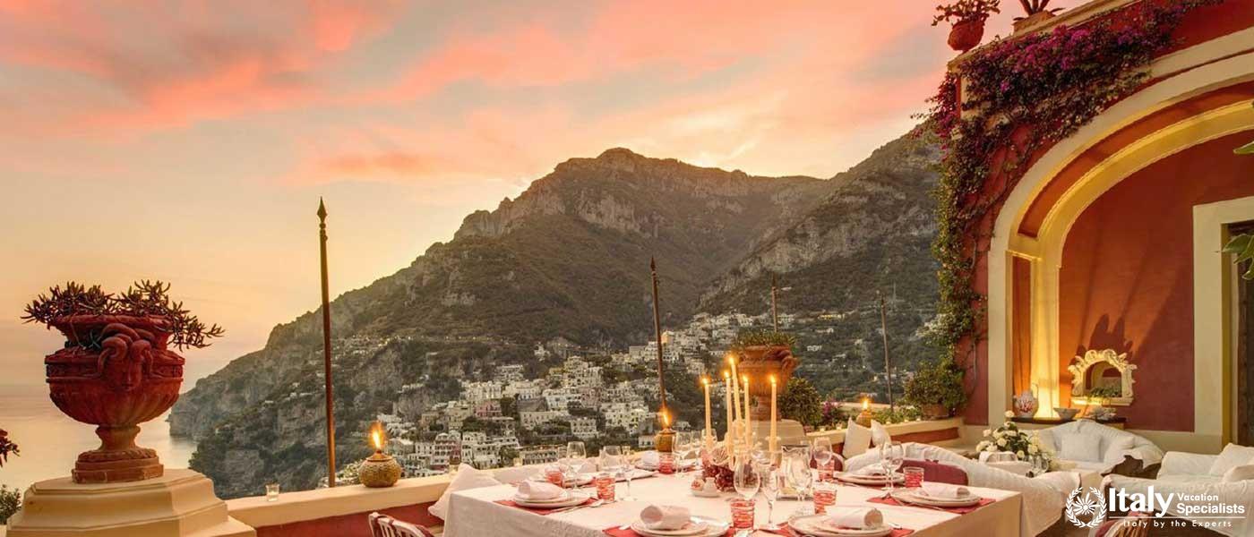 Amazing view Villa in Positano for 9 guest