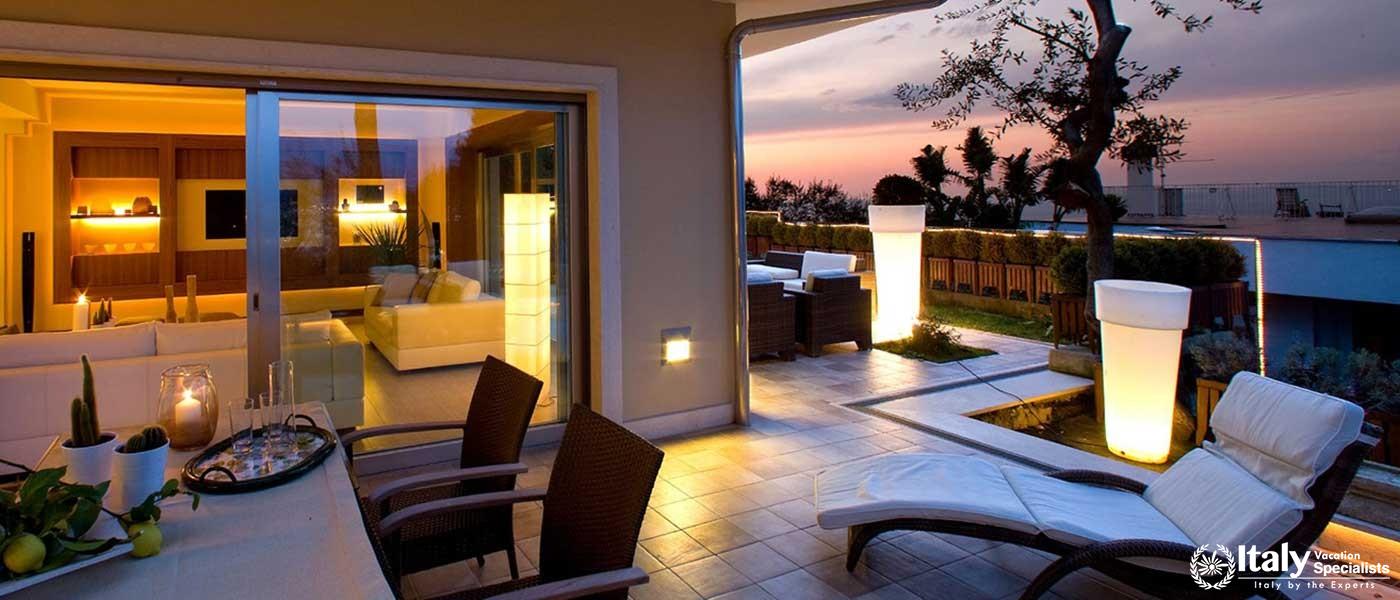 Dinning area in Villa Moyria