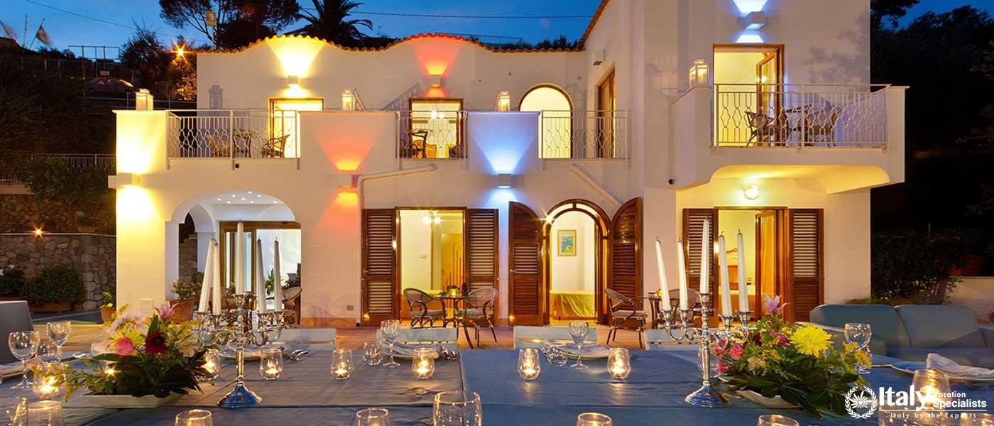 Dinning area in Villa Esattezza