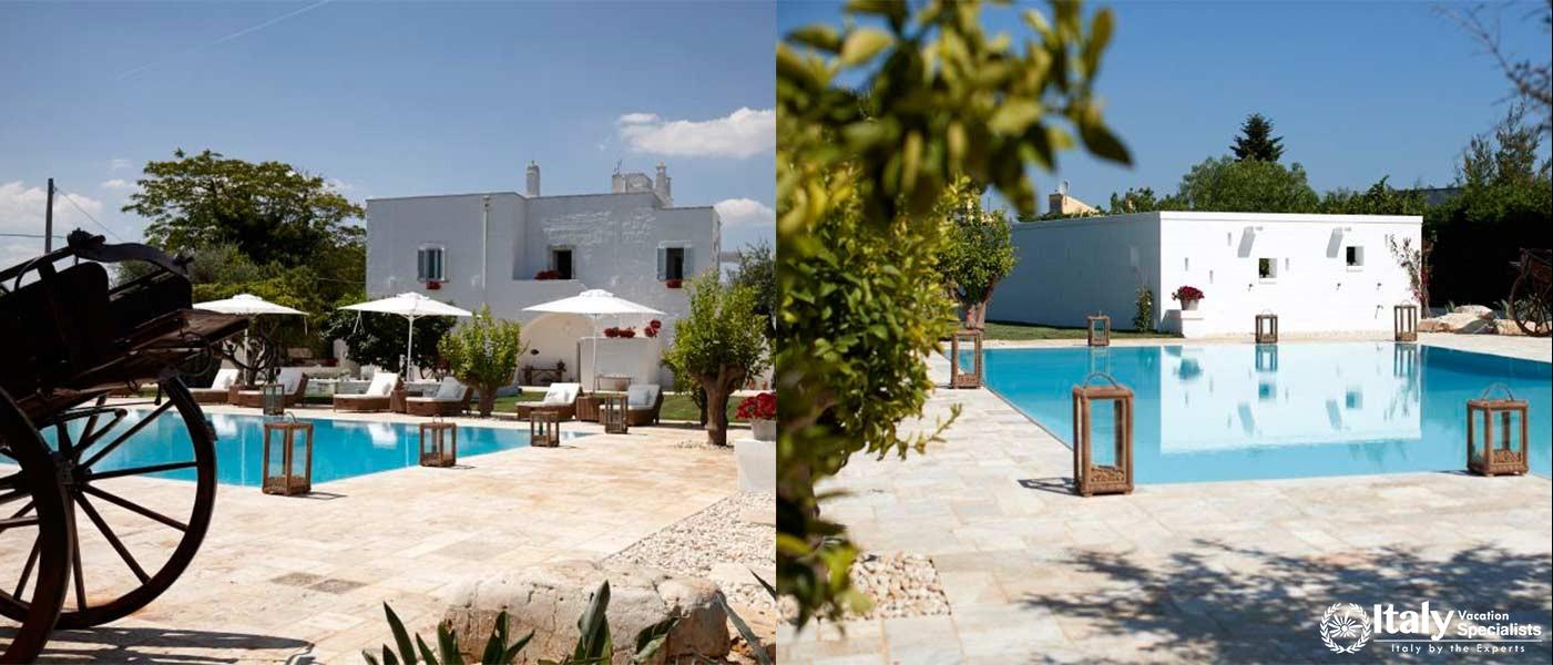 Amazing swimming pool in Villa Bianca