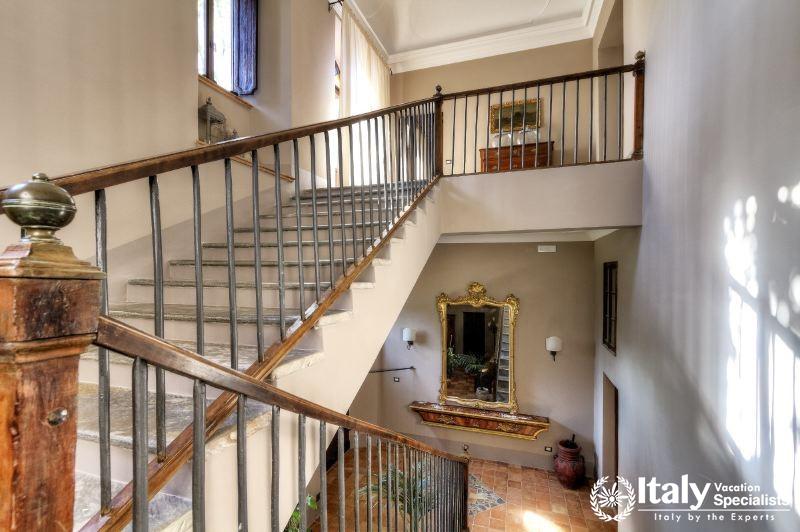 Stairway to another floor in Caloroso Villa