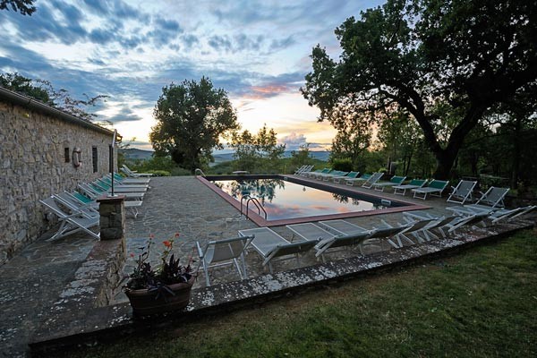 Swimming Pool at Il Querceto in Castellina in Chianti