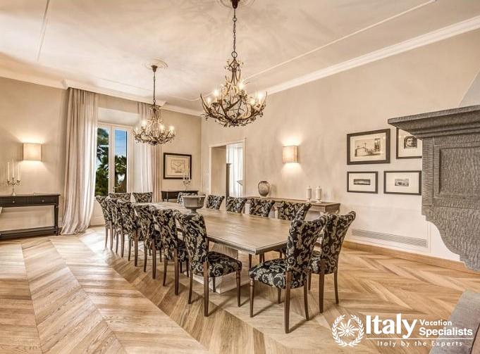 Luxury Dinning in Villa Giovanile