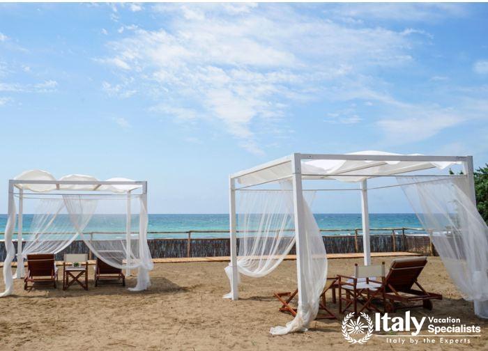 Reliability on beach of Villa Giovanile