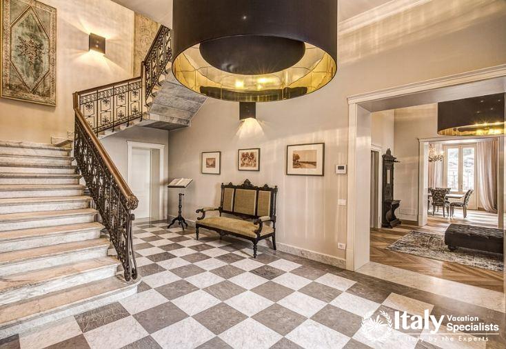 Unique decoration in Villa Giovanile