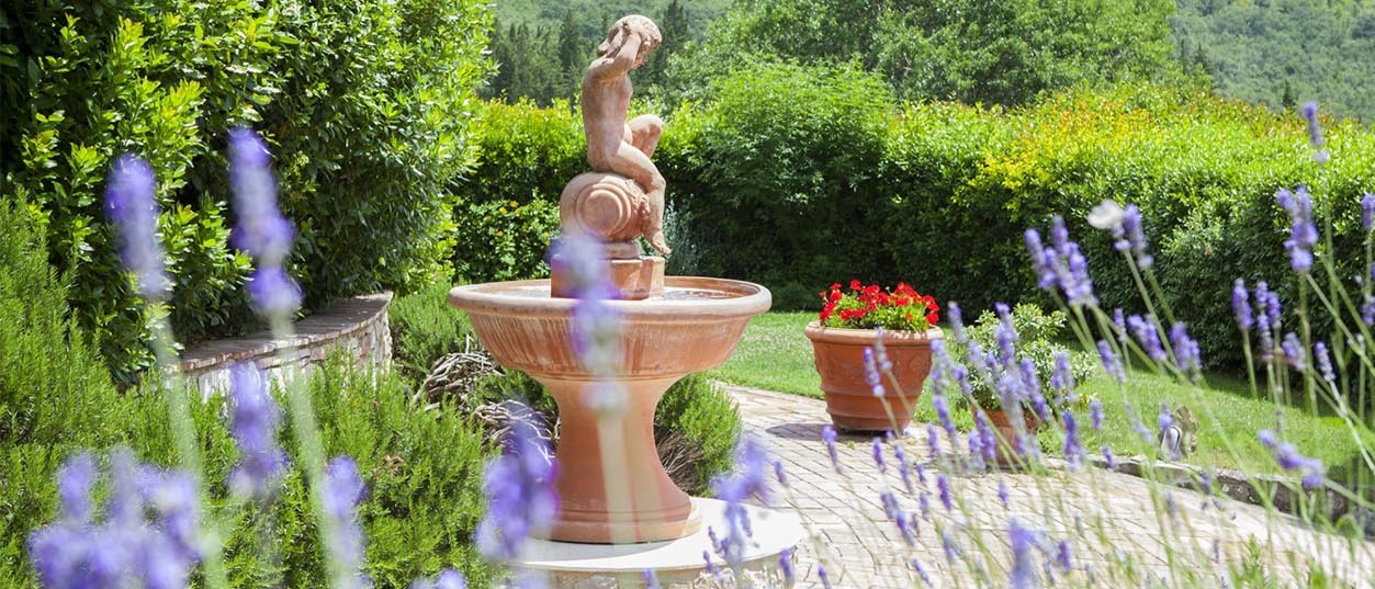 Greenery outside the Villa 