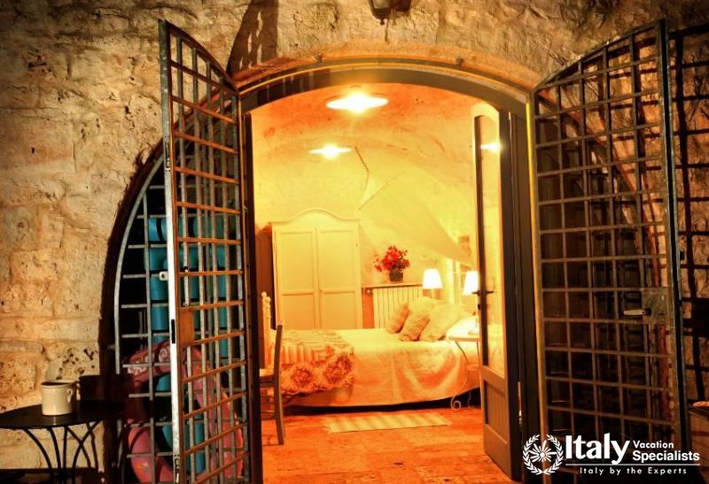 Entrance of the room in Villa Mimma Puglia