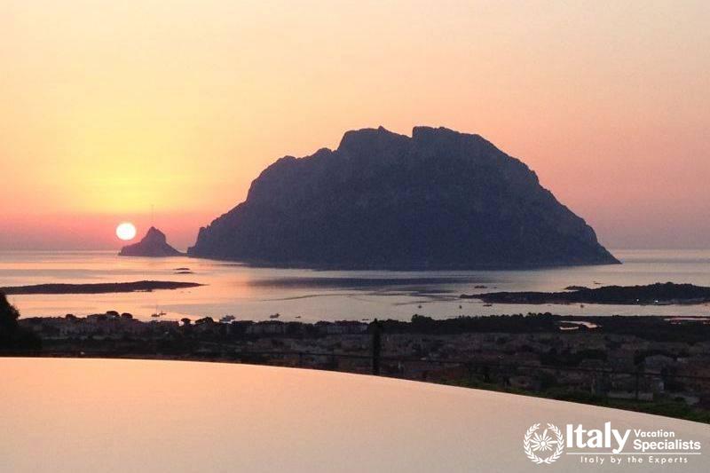 View of Coast of Sardinia from Villa San Michela 