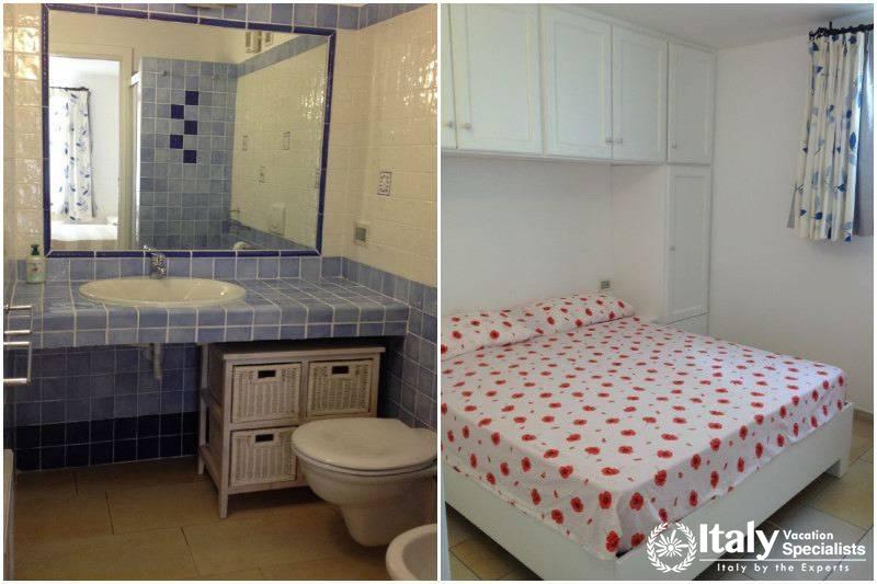 Bedroom and Bathroom Villa San Michela 