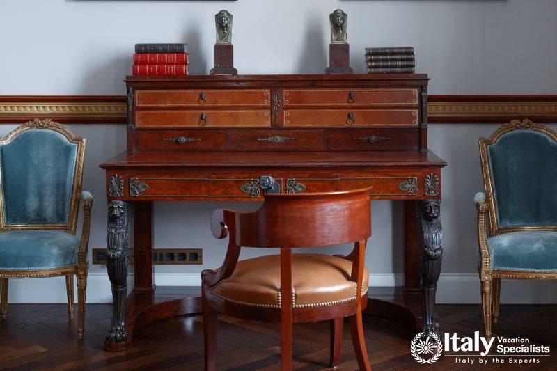 Chair and table in Villa Magia