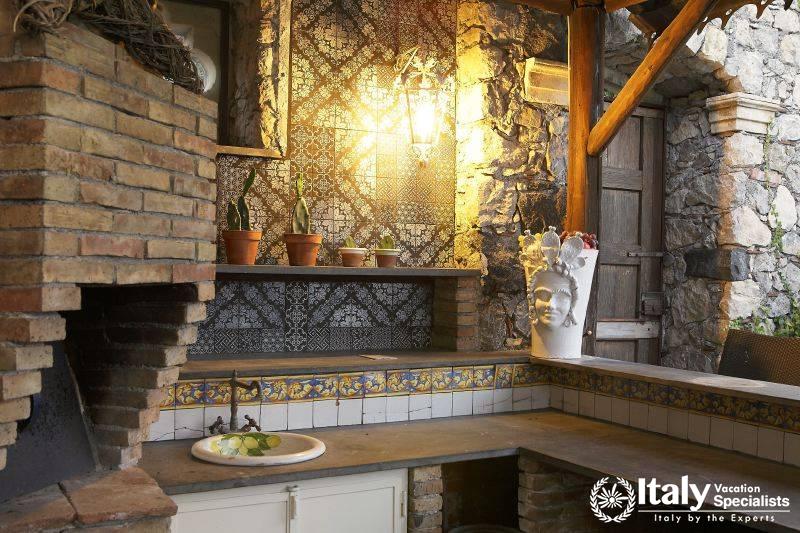 Outside view of Villa Recupero