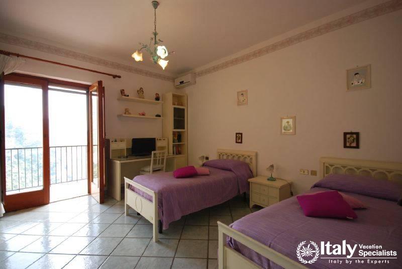 Bedroom with beautiful view in Villa Clara