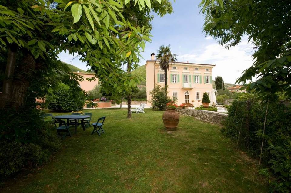 view from the garden