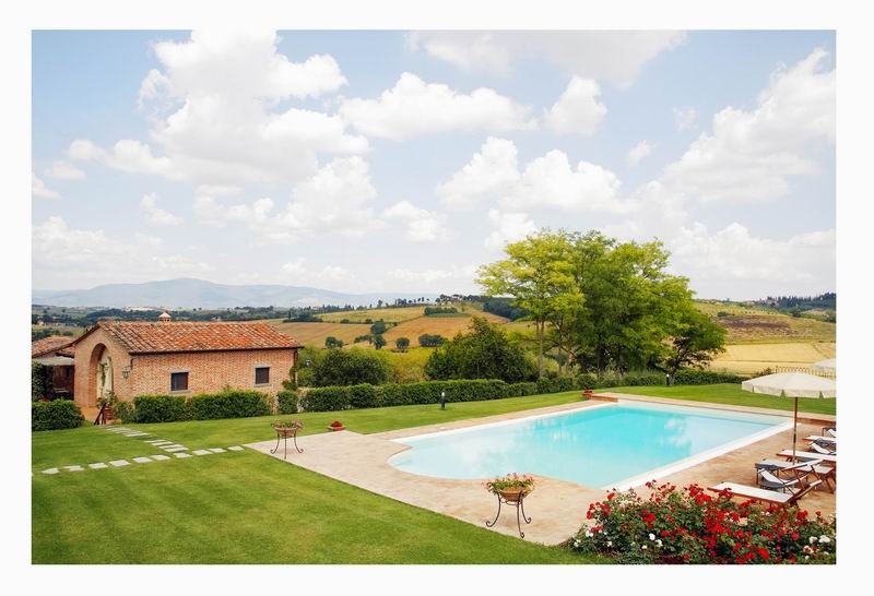 swimming pool and cottage
