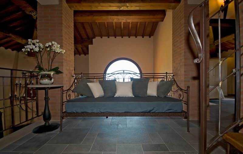 living room on the first floor