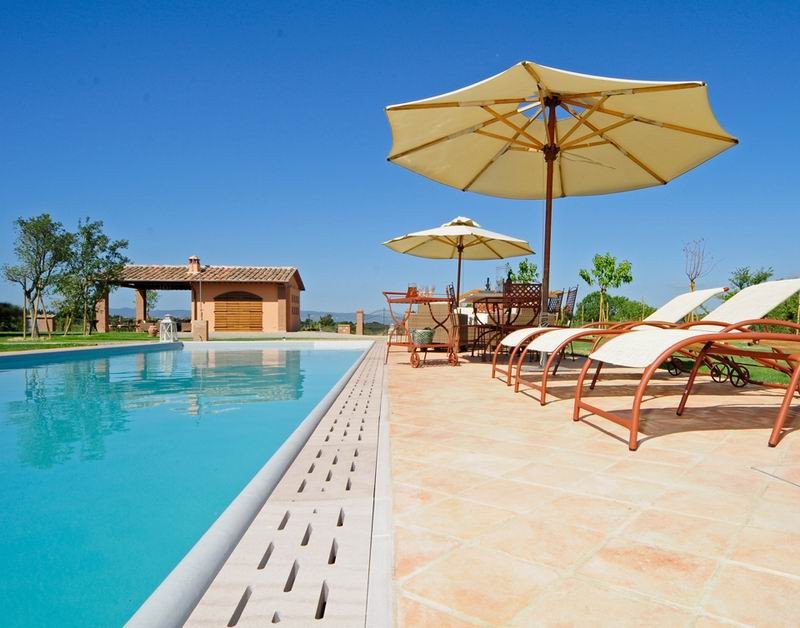 sun terraced swimming pool