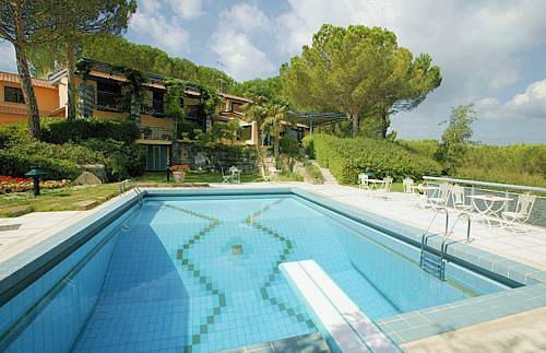 Swimming pool and villa