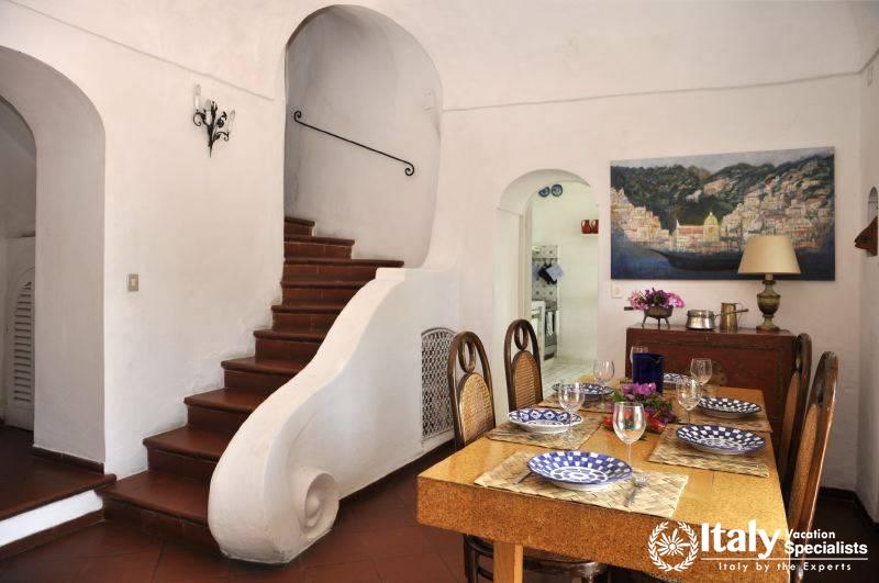 Stairway to first floor in Villa Giulia