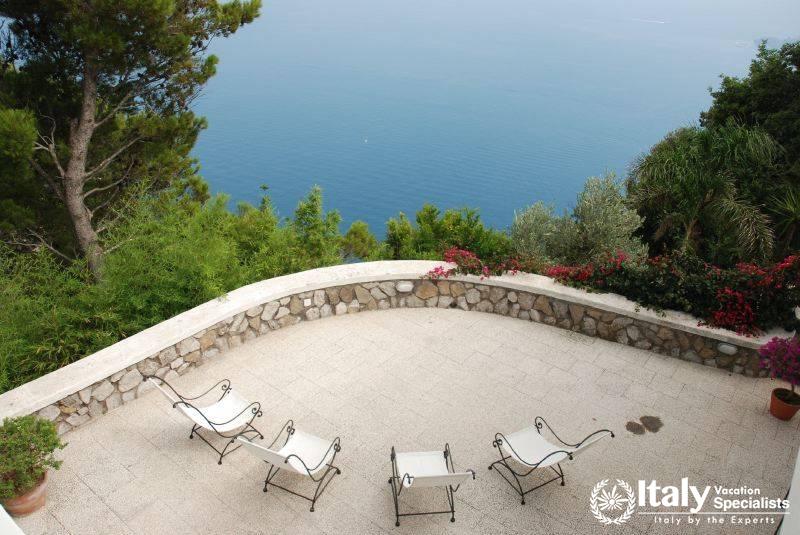 Overview of the terrace  in Villa Venancio