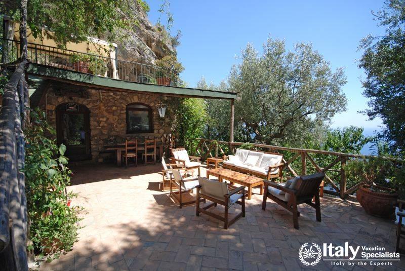 Beautiful view from the terrace of Villa Aranceto