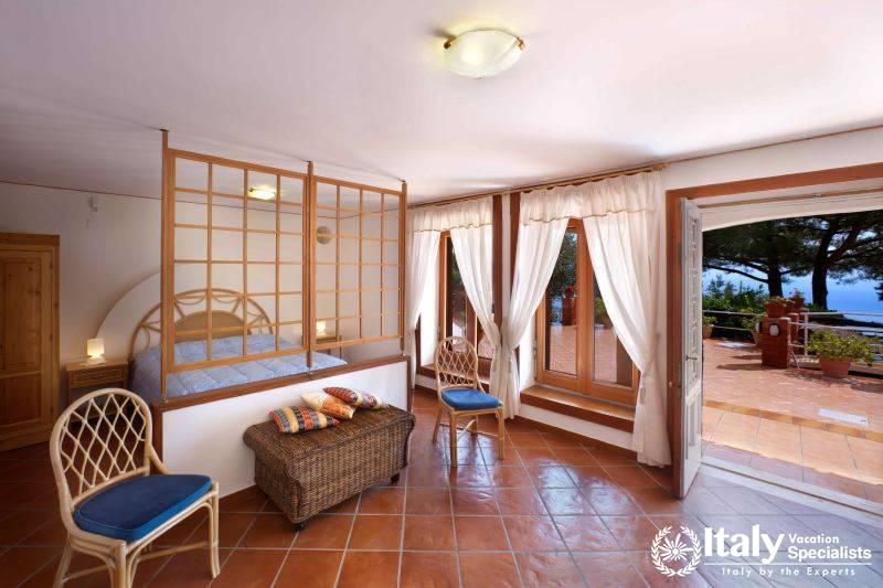 Living room in Villa Mafalda