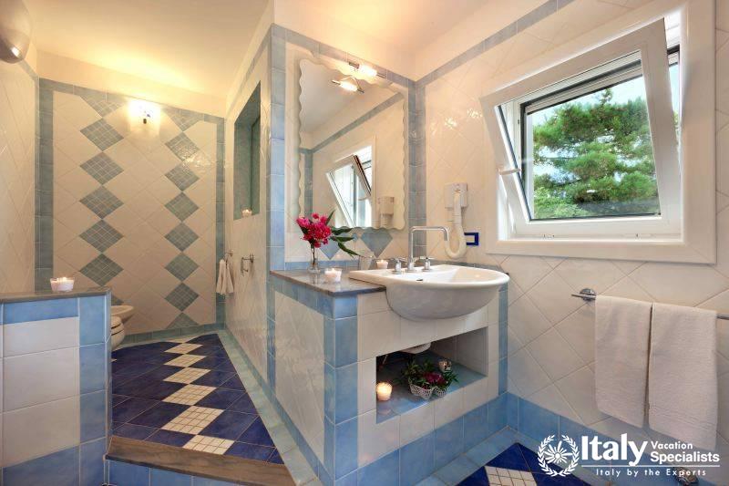 Bathroom with shower with Villa Mafalda