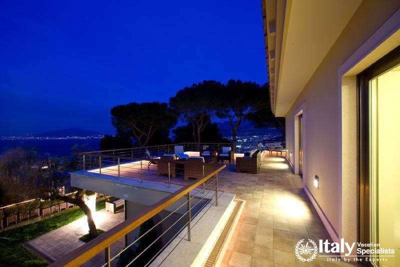 Beautiful sea-view from the terrace in Villa Moyria