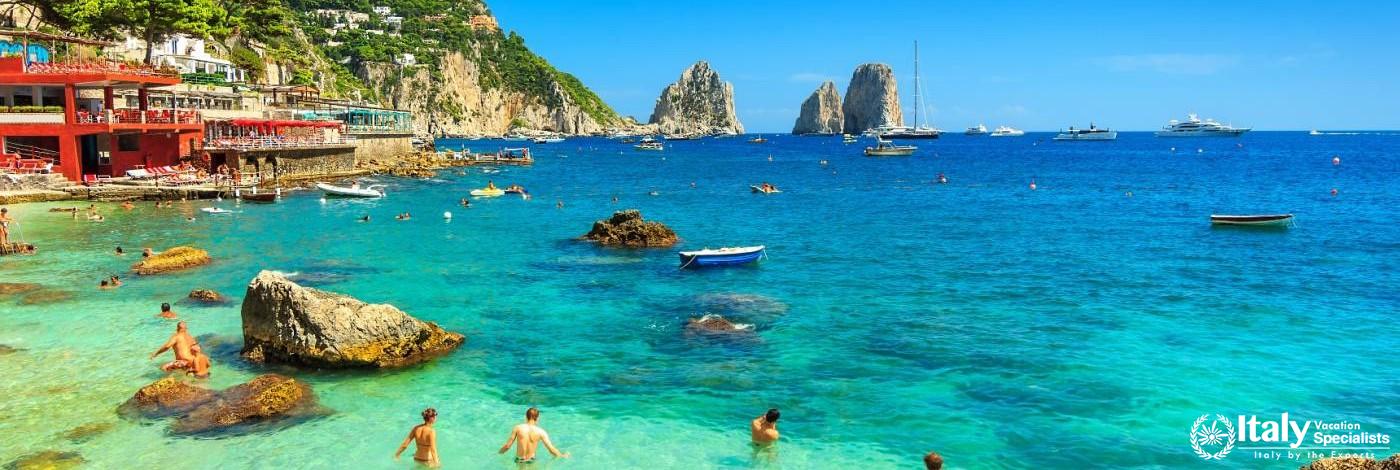 Gorgeous waters of Capri 