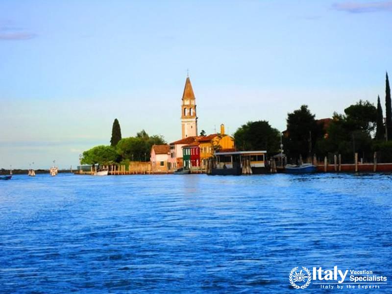 Torcello in the Venetian Lagoon as Seen from a distance