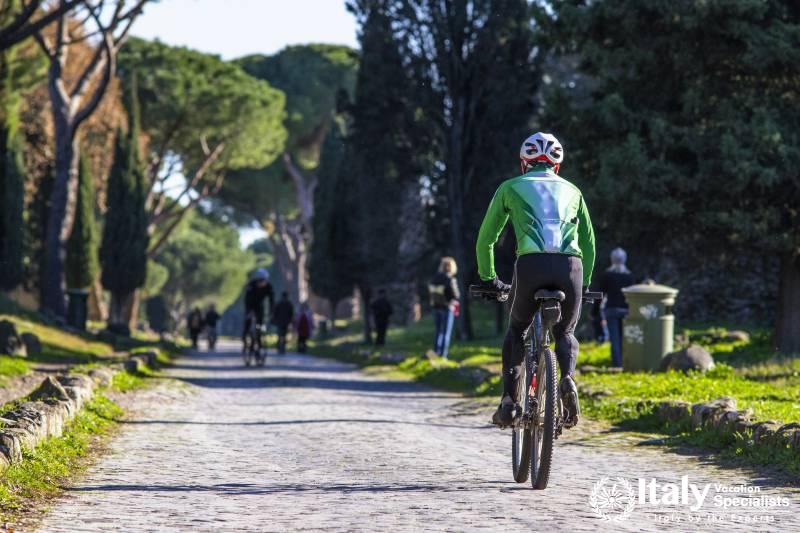 Cycling on the Appian Way