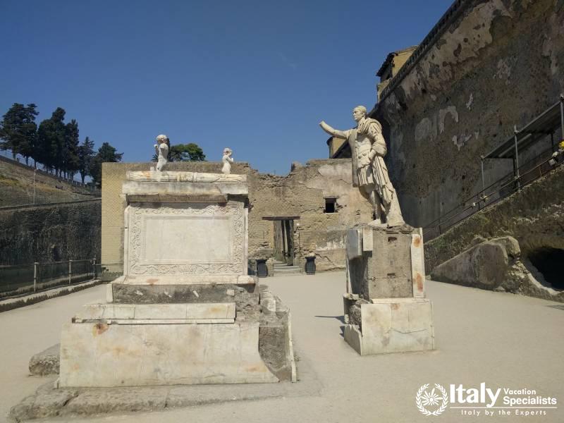 Entering Herculaneum