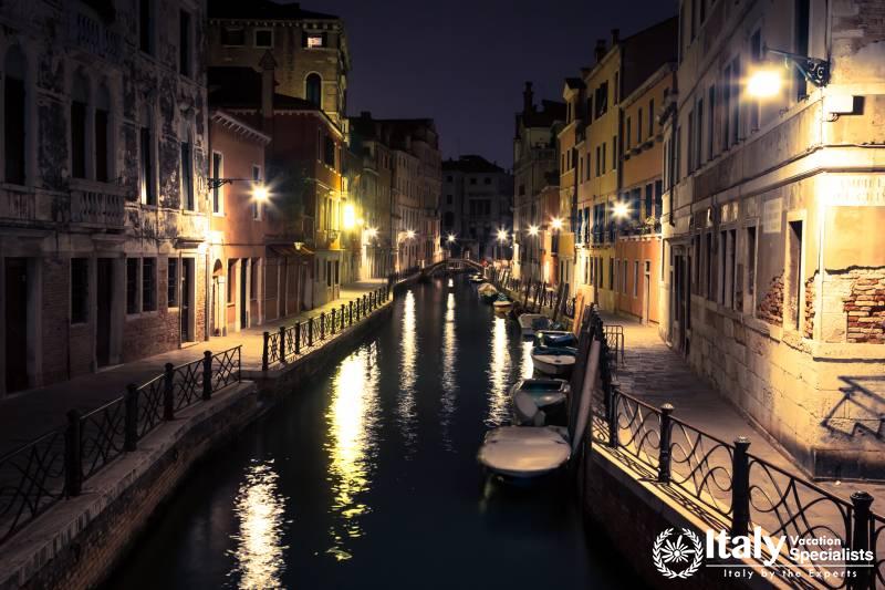 Small canal in the evening