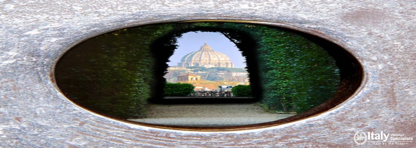 St. Peters Dome from the Aventine Hill