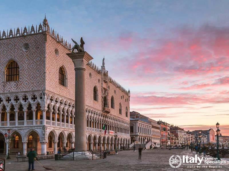 Dogeâ€™s Palace in Venice - A historical palace in Venice that reflects the grandeur of Venetian his