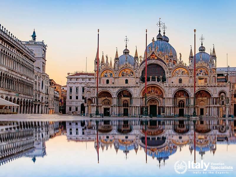 St. Markâ€™s Basilica - A masterpiece of Byzantine architecture, located in the heart of Venice