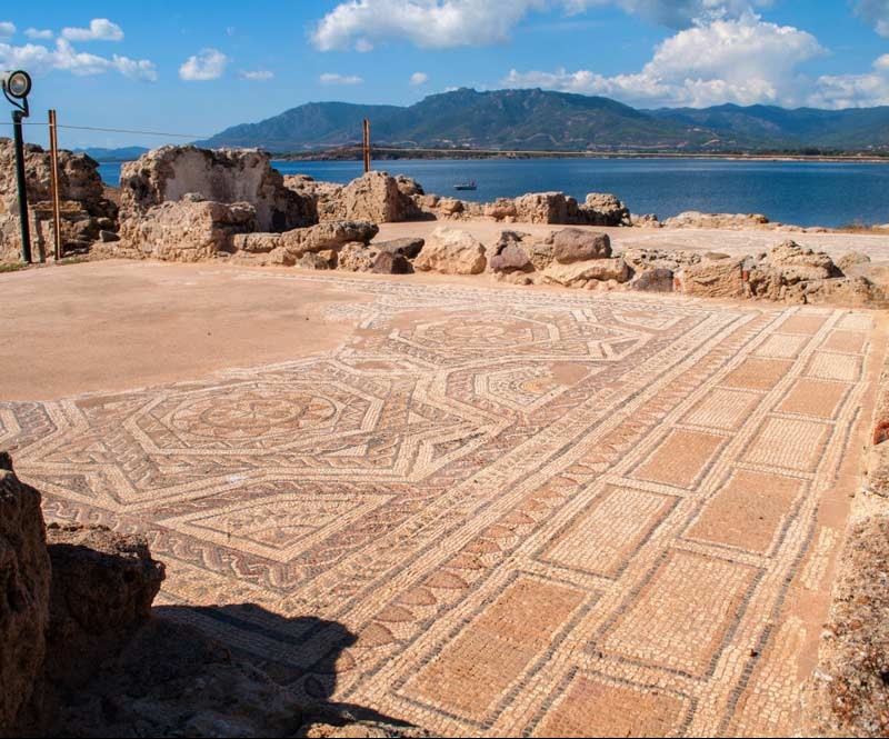 Excavations in Nora, Sardinia