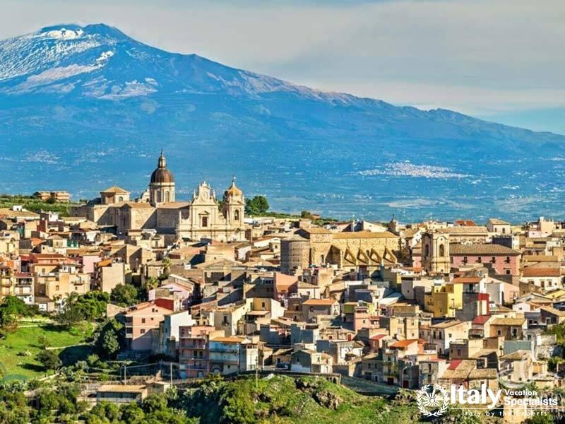 Picturesque shot of Catanias Piazza del Duomo, featuring the iconic baroque architecture and serene