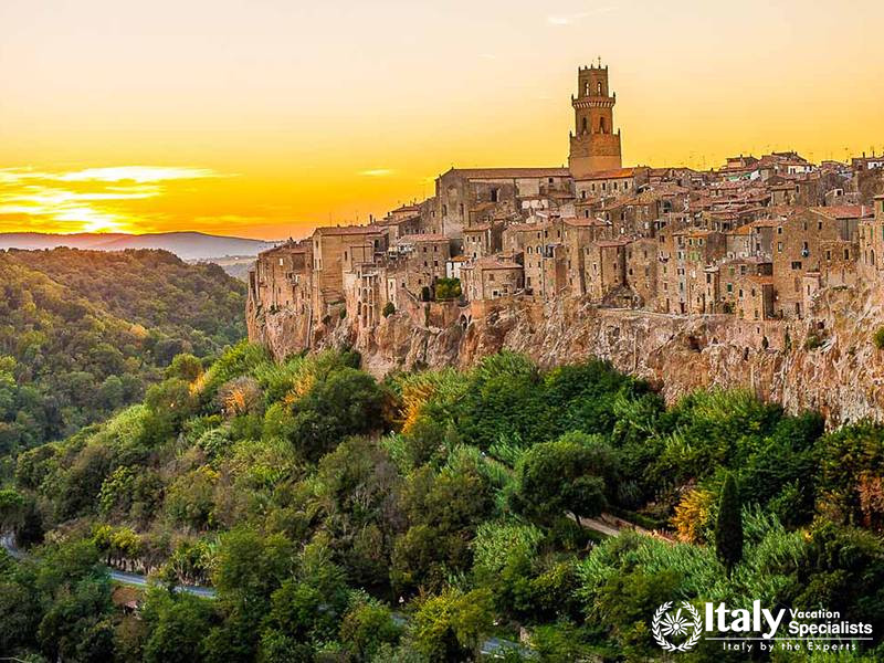 Sunset Over Manciano, Tuscany