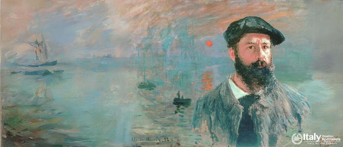 Claude Monet Self-Portrait Painting