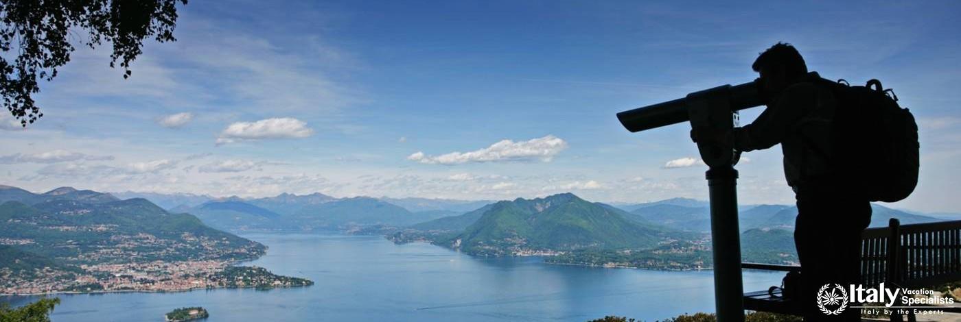 View over Lake Maggiore, towards Stresa 