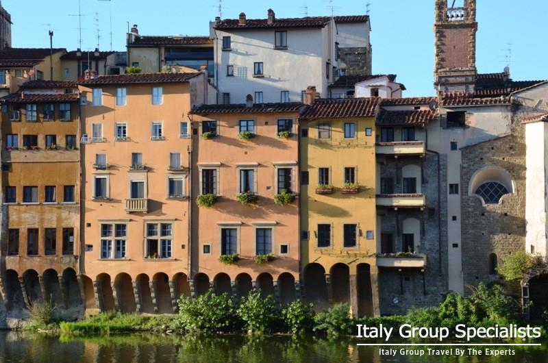 Florence, Italy - Typical buildings along the Arno River - Photo by Jesse Andrews 
