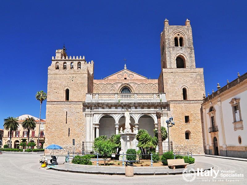June 25, 2013. Cathedral Santa Maria Nuova of Monreale near Palermo in Sicily Italy.
