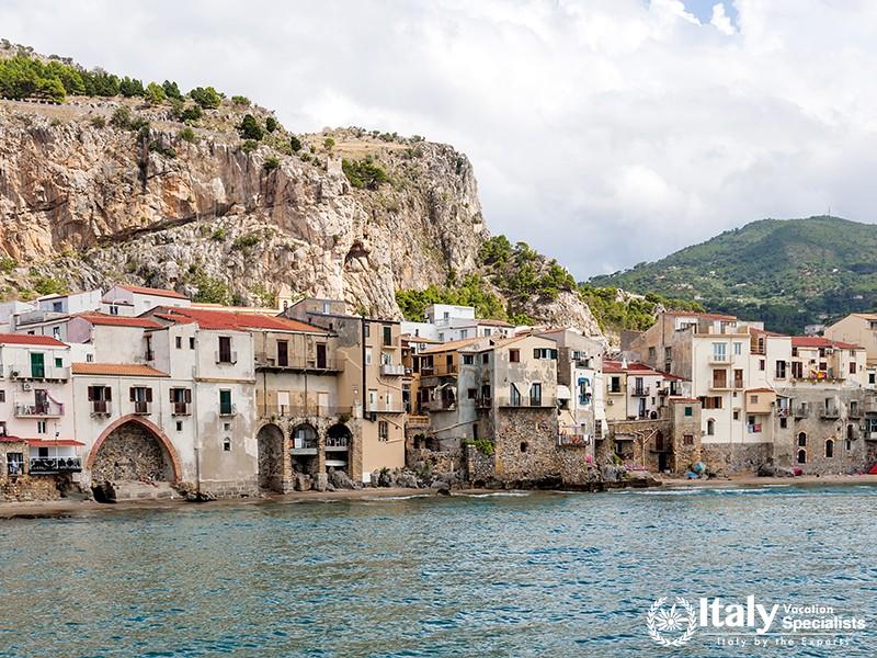 Beautiful view of Cefalu, Sicily, Italy